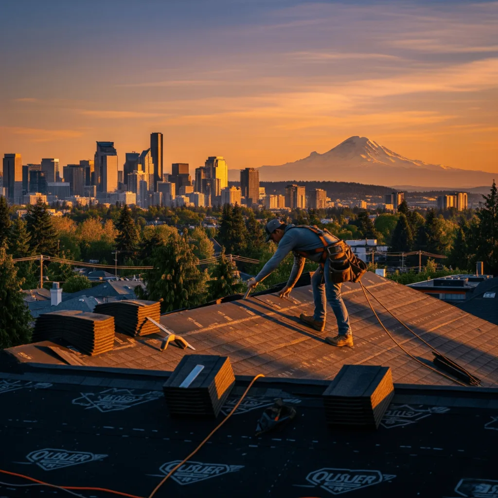 Renton Roofing experts providing roof repair bellevue wa and replacement services in Bellevue WA
